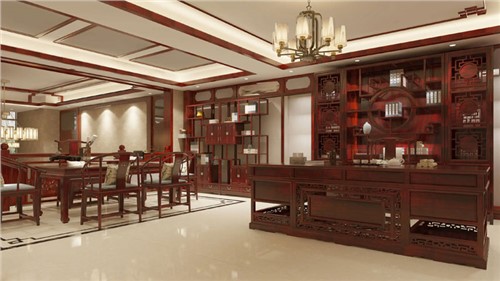 中式會(huì)客廳